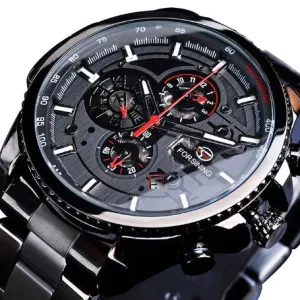 Three Dial Luxury Military Watch