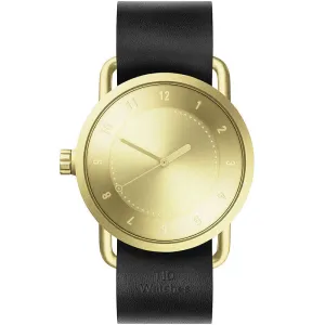 TID No.1 Gold Dial / Black Leather Strap / Gold Buckle