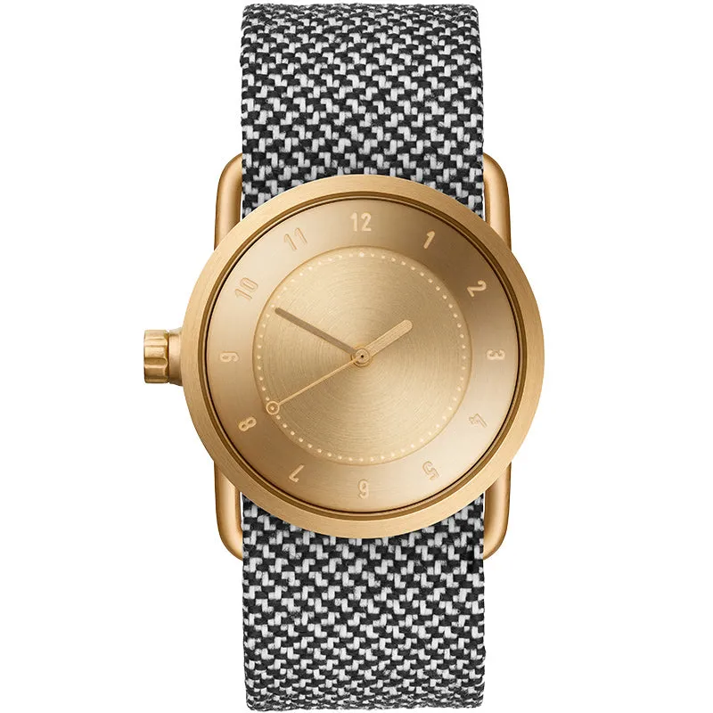 TID No.1 Gold Dial / Natural Leather Strap / Gold Buckle