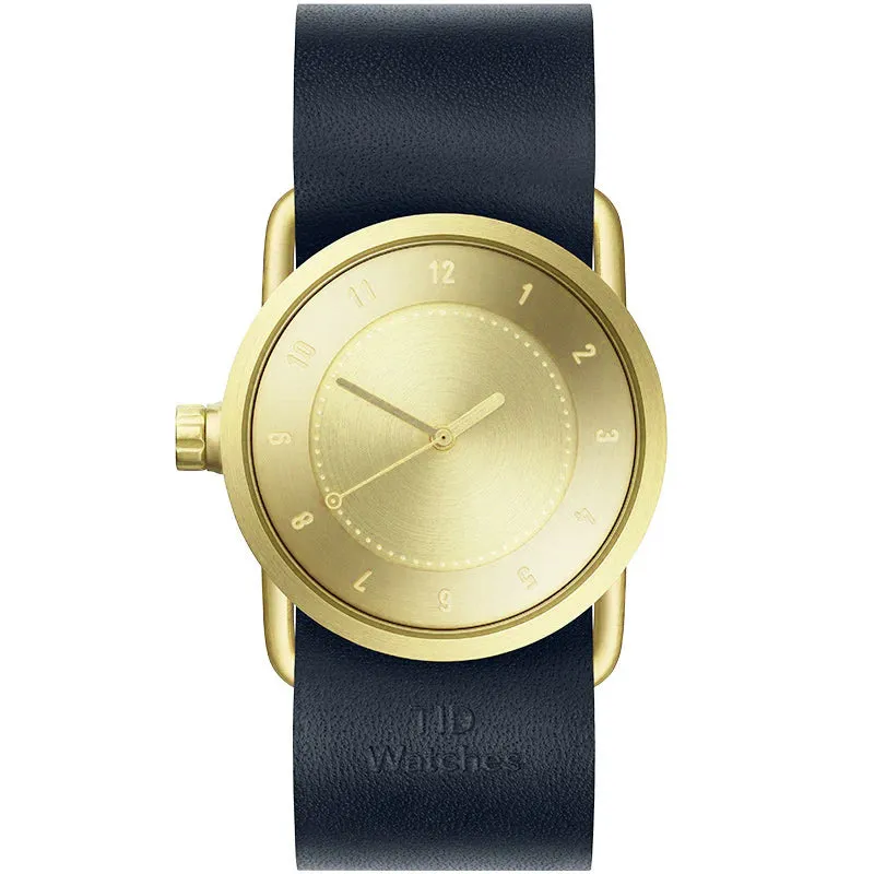 TID No.1 Gold Dial / Natural Leather Strap / Gold Buckle