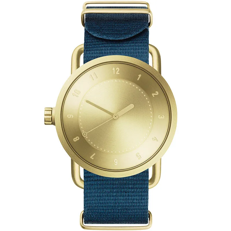 TID No.1 Gold Dial / Natural Leather Strap / Gold Buckle