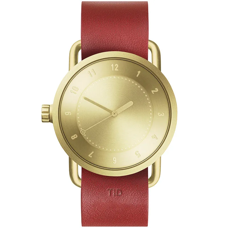 TID No.1 Gold Dial / Natural Leather Strap / Gold Buckle