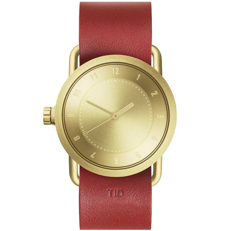 TID No.1 Gold Dial / Natural Leather Strap / Gold Buckle