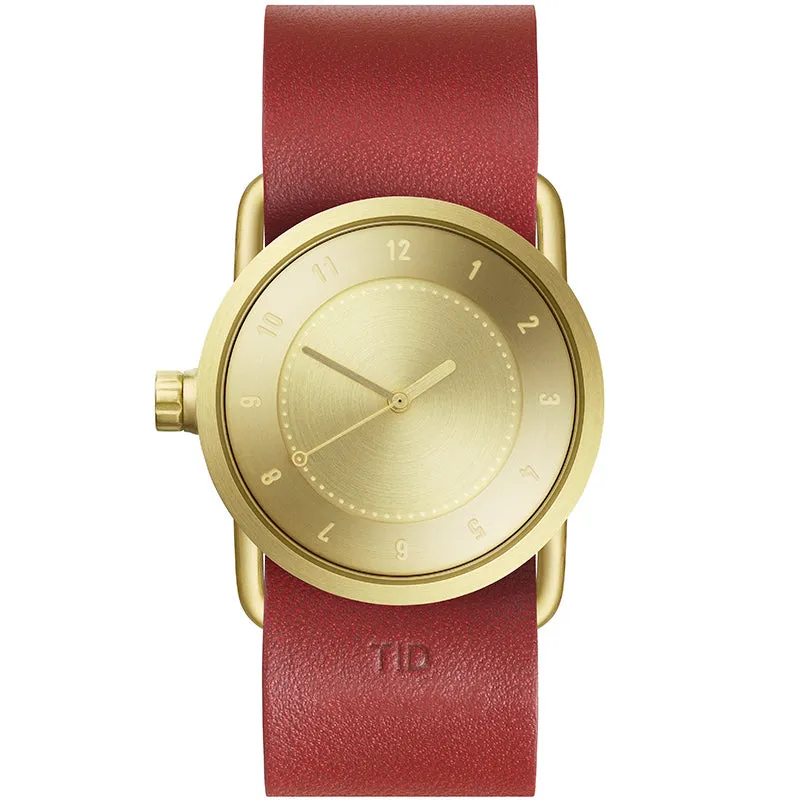 TID No.1 Gold Dial / Natural Leather Strap / Gold Buckle