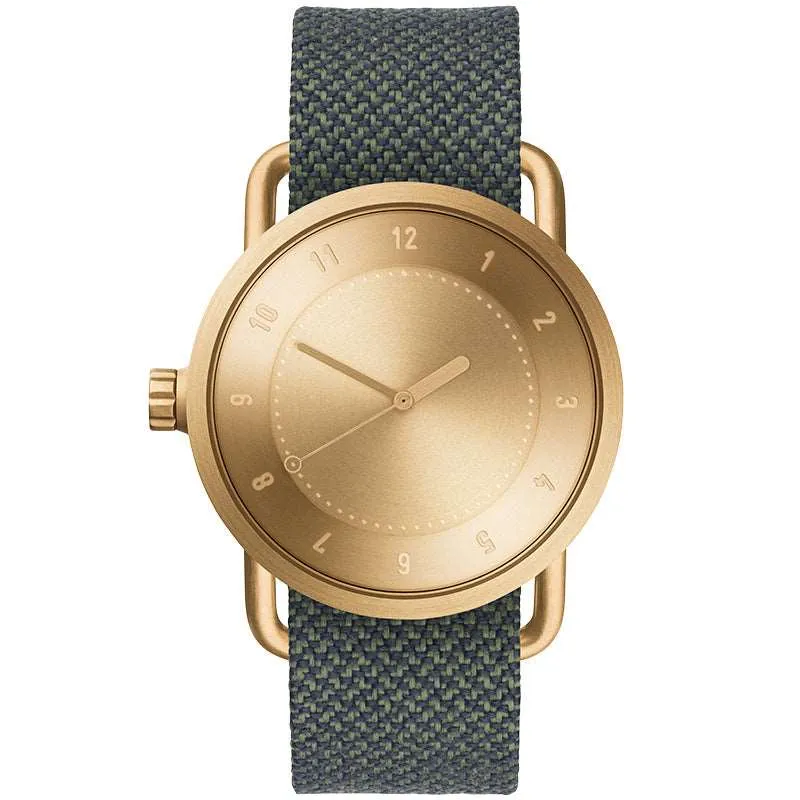 TID No.1 Gold Dial / Natural Leather Strap / Gold Buckle