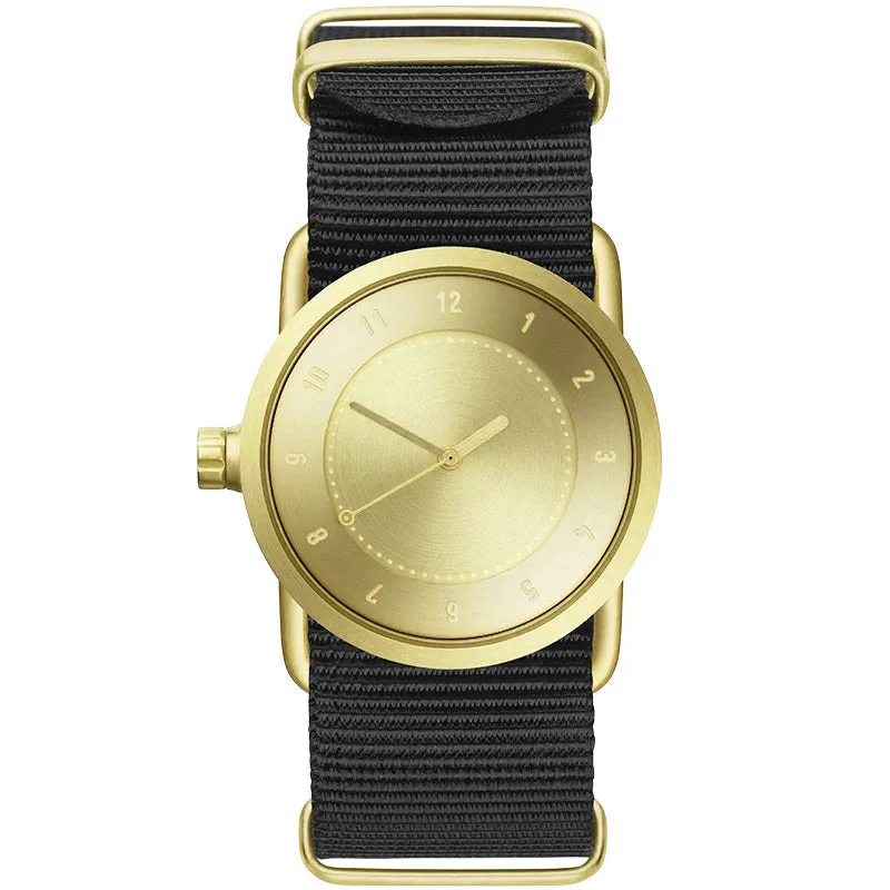 TID No.1 Gold Dial / Natural Leather Strap / Gold Buckle