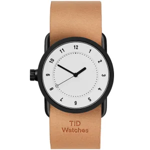 TID No.1 White Dial / Natural Leather Strap / Black Buckle